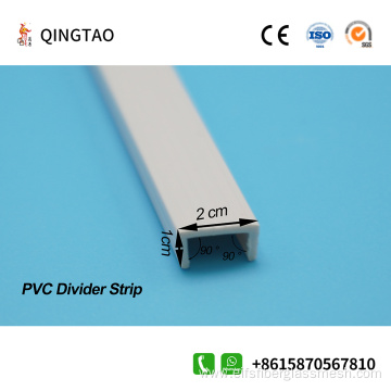 pvc plastic divider strips